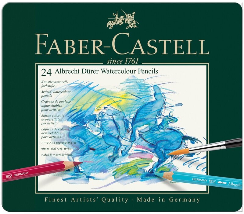 Карандаши акварельные художественные Faber-Castell "Albrecht Dürer", 24 цвета