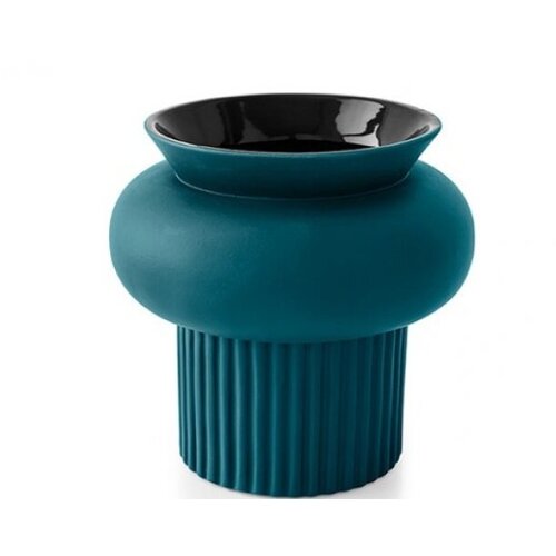 Ваза Ionico CS7189-A сине-бирюзовая керамика Calligaris