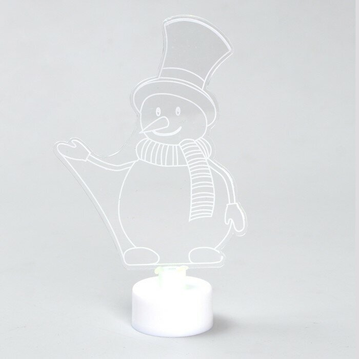 Свеча светодиодная «Снеговик»