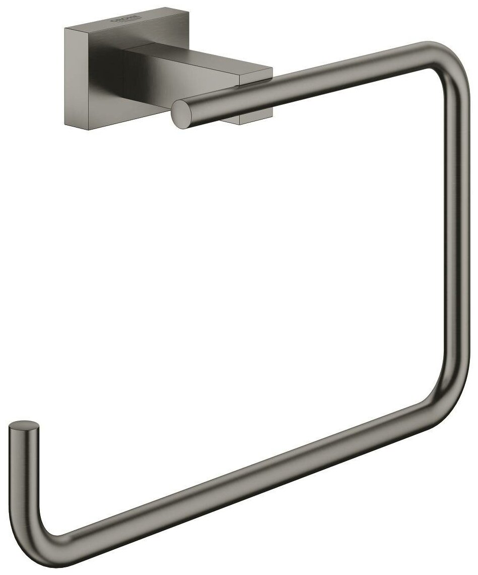 Полотенцедержатель Grohe Essentials Cube кольцо темный графит матовый (40510AL1)