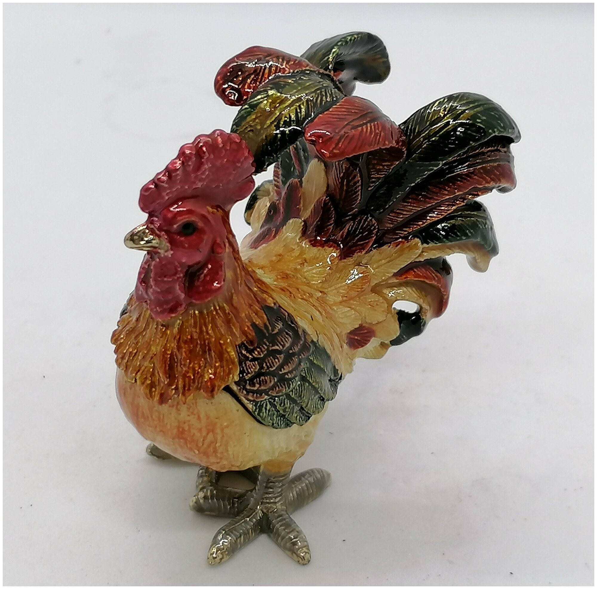 Шкатулка Фаберже "Петух 2877 " — фото 1