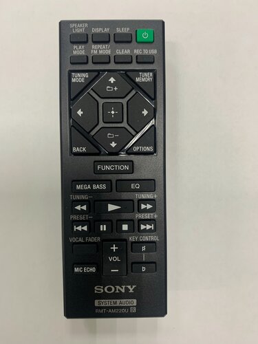 Изображение товара Пульт Sony RMT-AM220U, оригинальный, для широкого спектра устройств Sony