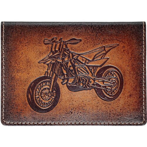 Обложка для автодокументов , коричневый