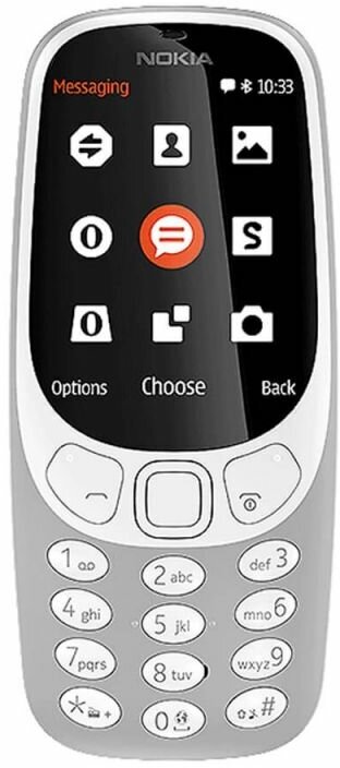 Телефон Nokia 3310 DS Grey (TA-1030)