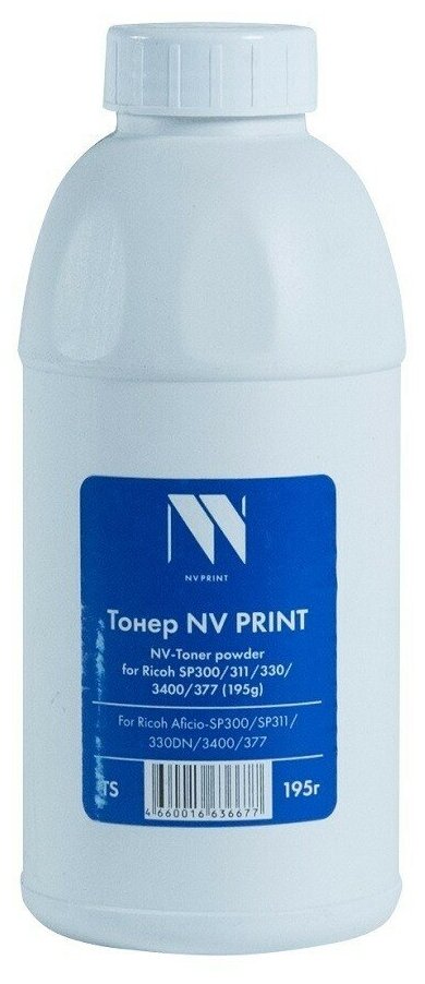 Тонер NV Print для принтеров Ricoh SP300/ 311/ 330/ 3400/ 377, 195г