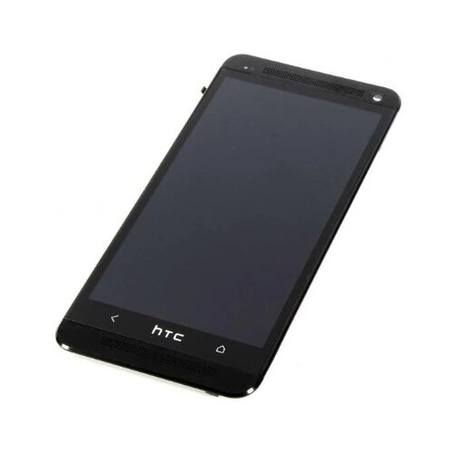 Сенсорное стекло (тачскрин) для HTC One M7 Dual (черный)