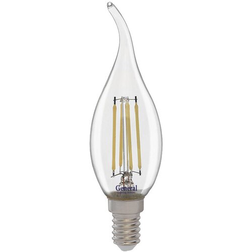 фото Лампа светодиоднаяgeneral filament свеча на ветру 12w e14 4500к general lighting systems