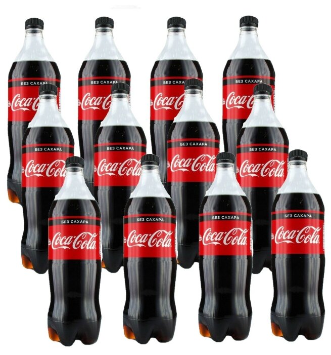 Газированный напиток Coca-Cola Zero / Кока-Кола ПЭТ (0,9л*12шт) - фотография № 2