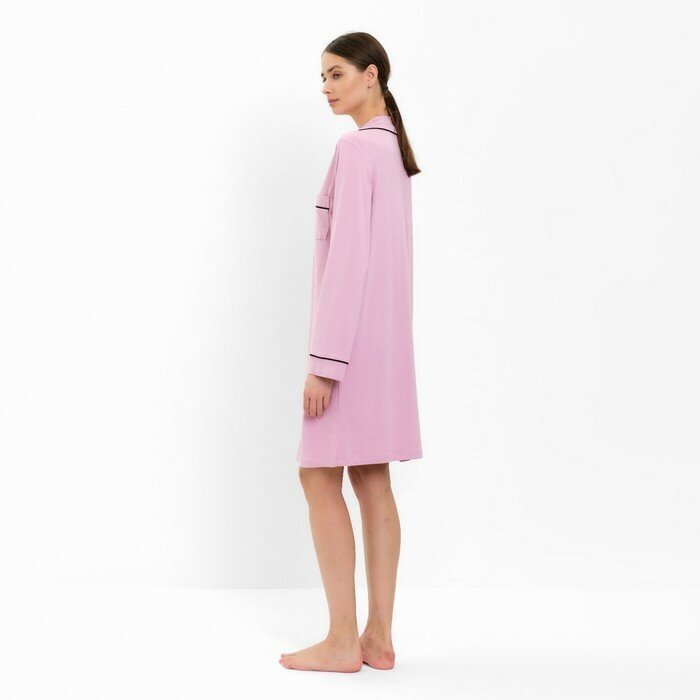 Сорочка женская MINAKU: Home collection цвет розовый, размер 50 - фотография № 5