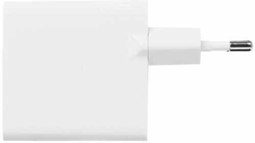 Сетевое зарядное устройство DEPPA 65W, USB + USB type-C, 8-pin Lightning (Apple), 3A, белый - фото №11