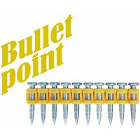Усиленные гвозди по бетону и металлу Toua CN MG Bullet Point, 25 мм