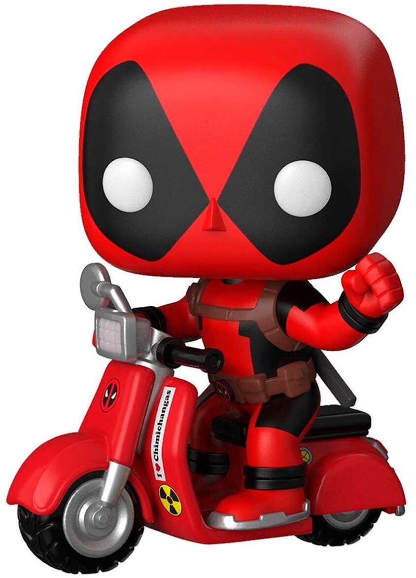 Фигурка Funko POP! Marvel: Deadpool - Дэдпул на скутере 30969, 9.5 см