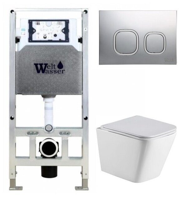 Комплект WeltWasser 10000006852 Telbach 004 GL-WT + Amberg 506 + Amberg RD-CR