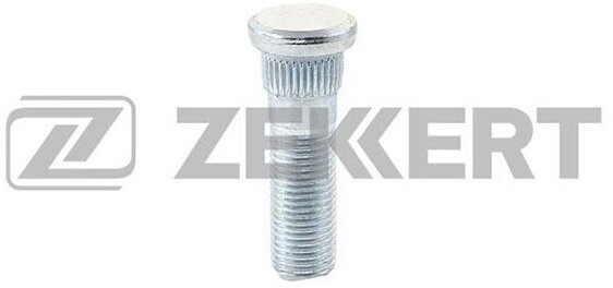 Шпилька Колесная M12 X 1 25 L=46 3 D=14 3 Цинк Zekkert Be4113 Zekkert арт. BE4113