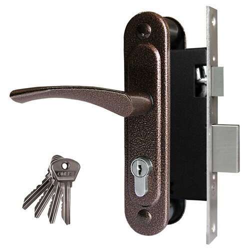 Замок врезной омега зв7 медь 4560₽