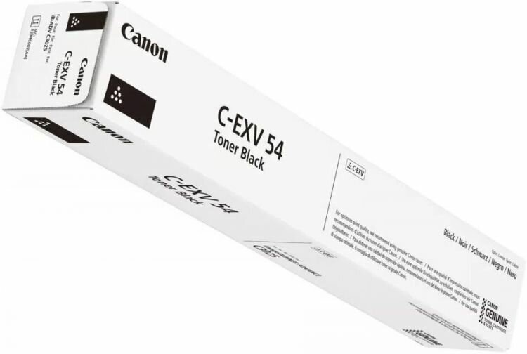 Тонер Canon C-EXV54Bk дляimageRUNNER C3025i черный 15500стр 1394C002 - фото №1