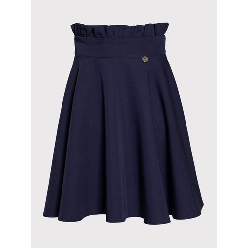 Школьная юбка SLY, размер 146, синий школьная юбка полусолнце sly с поясом на резинке мини размер 146 синий