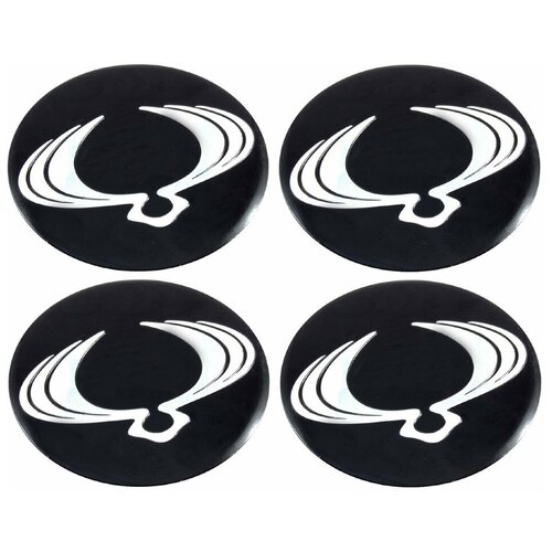 Наклейки на колесные диски Санг Енг / Наклейки на колесо / Наклейка на колпак / SsangYong D-45mm