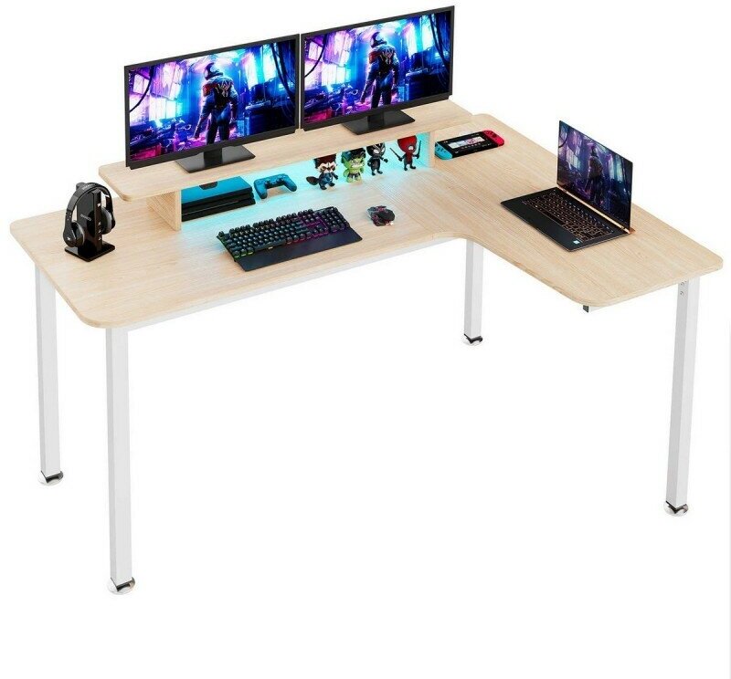 фото Стол письменный (для компьютера) угловой EUREKA EUREKA L60R-MW, Maple