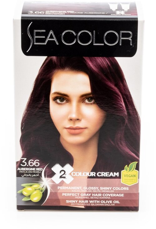SEA COLOR № 3.66 Баклажан Краска для волос