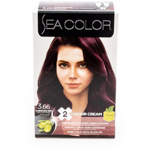 SEA COLOR № 3.66 Баклажан Краска для волос