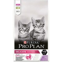 Сухой корм Purina ProPlan для котят с чувствительным пищеварением и привередливых, индейка, 10кг
