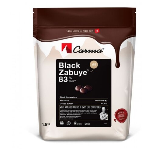 Carma Black Zabuye горький 83%, каллеты, 1500 г