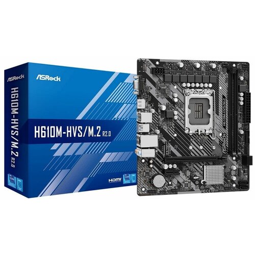 Материнская плата ASRock H610M-HVS/M.2 R2.0, RTL