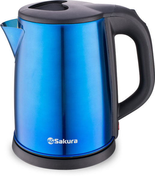 Чайник Sakura SA-2149BL (2л, 1800Вт, синий металлик+чёрный)