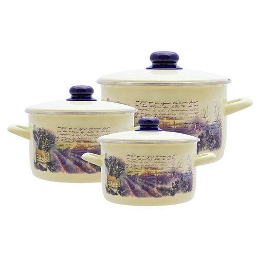 фото Набор кастрюль metrot лаванда