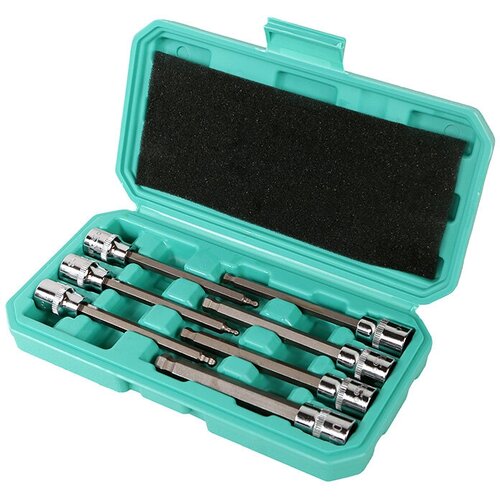 7pcs tungsten carbide tipped masonry drill bit set for porcelain ceramic tile concrete brick 3 4 5 6 8 10 12mm Набор головок HEX 3/8", 110мм, 7шт, наконечник шар, СrV Sturm!