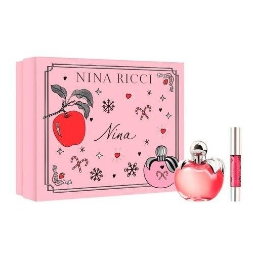 Набор NINA RICCI NINA Eau De Toilette 50мл + помада 2,5 гр. Женский