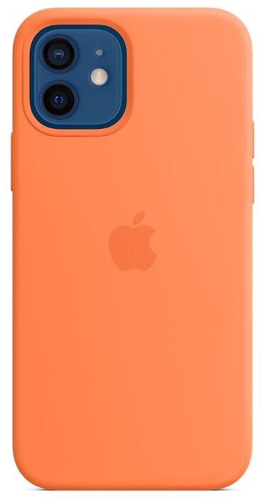 Панель силиконовая Apple Silicone Case with MagSafe для iPhone 12/12 Pro, Kumquat