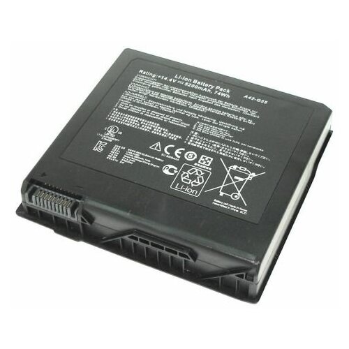Аккумулятор A42-G55 для ноутбука Asus G55 14.4V 74Wh (5000mAh) черный