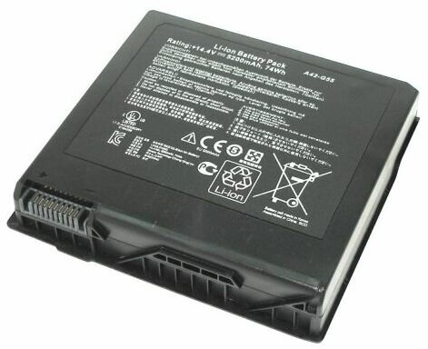 Аккумулятор A42-G55 для ноутбука Asus G55 14.4V 74Wh (5000mAh) черный