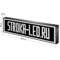 Бегущая строка/ Led /рекламная вывеска/ панель/101х21