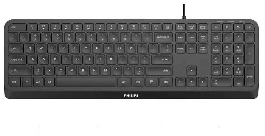 Клавиатура Philips SPK6207BL USB