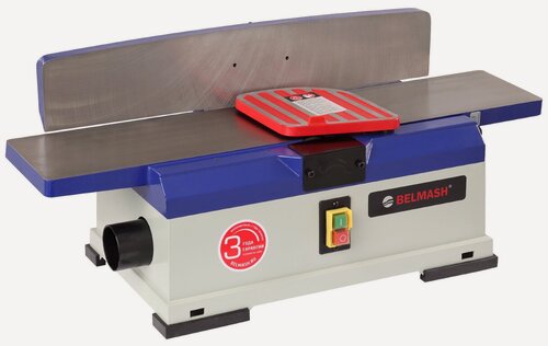 Изображение товара Фуговальный станок BELMASH J150/730A с чугунным столом и стружкоотсосом,1250 Вт, S134A
