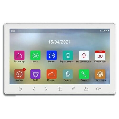 Монитор видеодомофона Tantos Prime (white) HD SE монитор видеодомофона tantos prime slim white