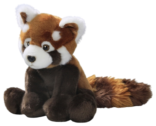 Мягкая игрушка Leosco Красная панда, 30 см, коричневый/оранжевый