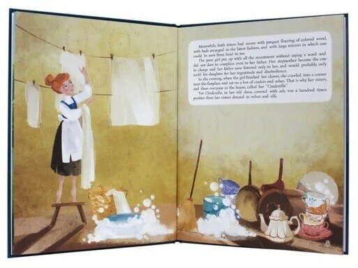 Cinderella / Золушка (Перро Шарль , Кайзер Анастасия (переводчик), Гордеева Валерия (иллюстратор)) - фото №2