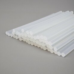 Набор прозрачных экологичных клеевых стержней (200 мм - 7,4 мм), в упаковке 1 кг