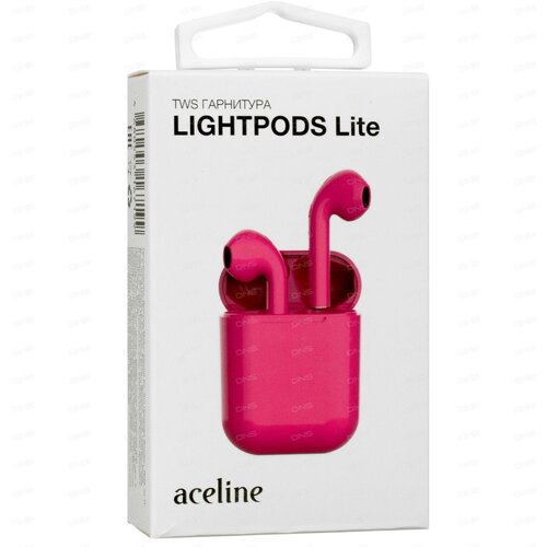 Наушники TWS Aceline LightPods Lite розовый