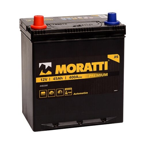 Автомобильный аккумулятор MORATTI JIS 45 а/ч (1) B20R (арт.545027033)