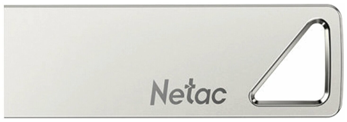 Флеш-диск 16GB NETAC U326, USB 2.0, металлический корпус, серебристый, NT03U326N-016G-20PN