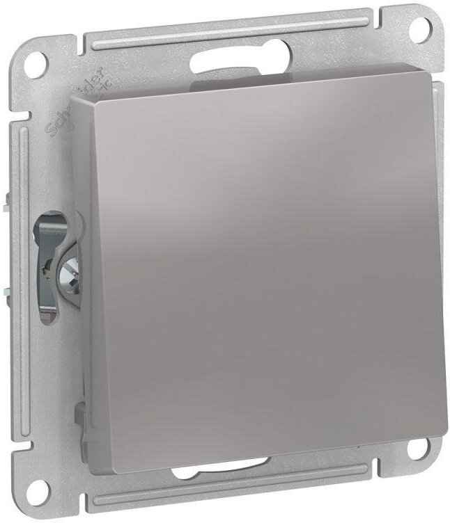 фото Выключатель 1-кл. AtlasDesign Aqua IP44 (сх.6) 10AX механизм алюм. ATN440361 Systeme Electric