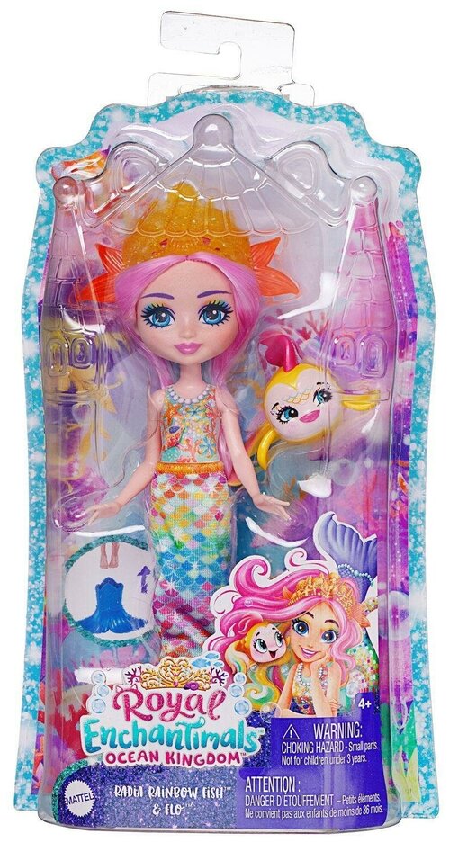 Кукла Mattel Enchantimals Рыбка с питомцем