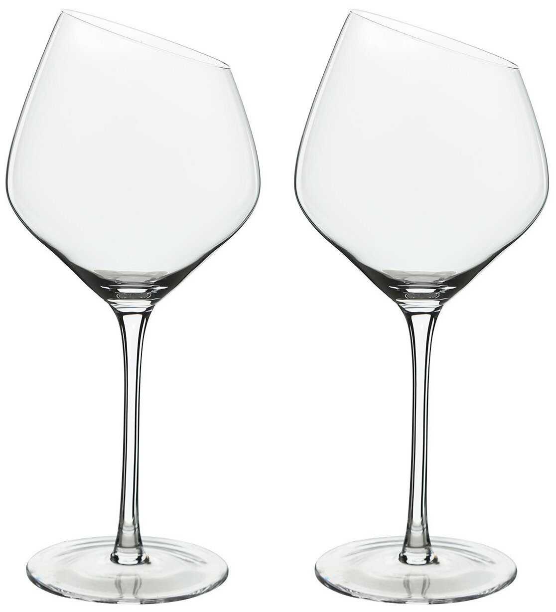 фото Бокал для красного вина Kuchenland, 560 мл, 2 шт, стекло, Charm L