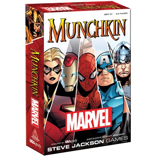 Настольная игра Munchkin Marvel (Манчкин Марвел) на английском языке