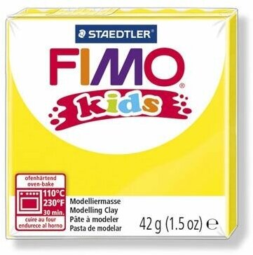 Полимерная глина FIMO kids 42 г перламутровый светло-желтый (8030-106 42 г - фотография № 2